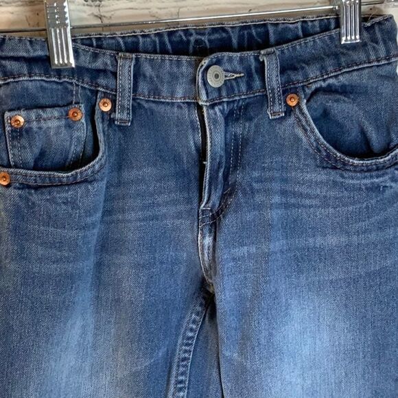 Levi’s Boys Jeans size 8, Adjustable Waist, Sports Tape on the legs - Picture 5 of 8